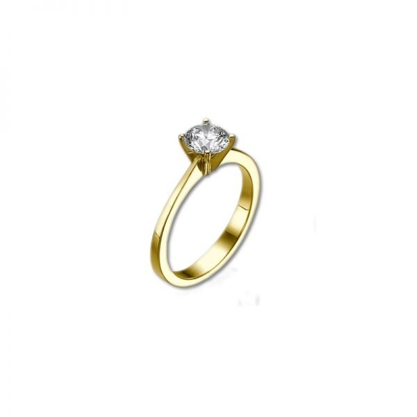 Anillo de compromiso Oro amarillo de 18k